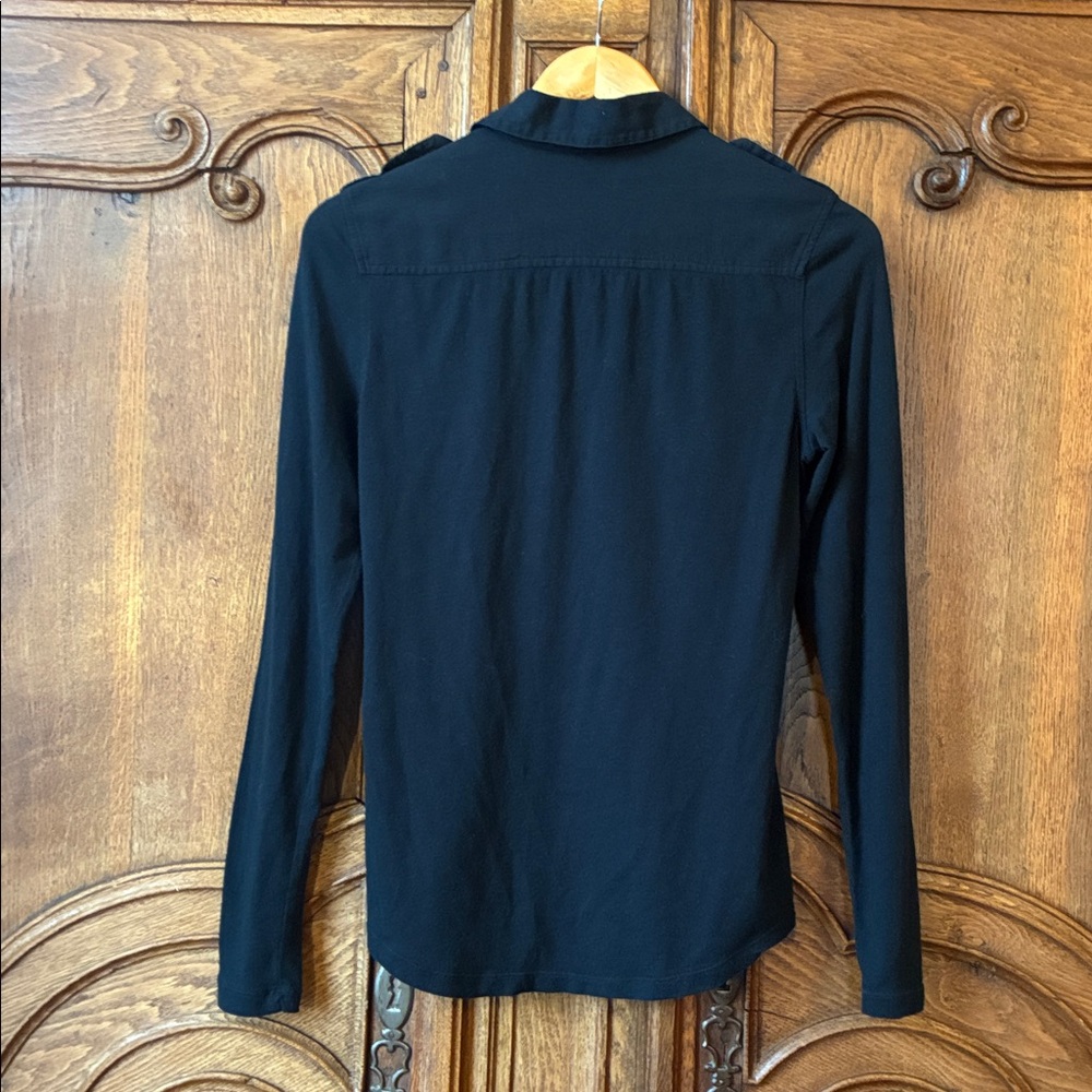 James Perse Black Button Down Shirt - Picture 6 of 10